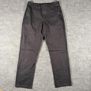 Alo Yoga Trousers Mens 32R Black Technical Stretch Commuter Chino Pants
